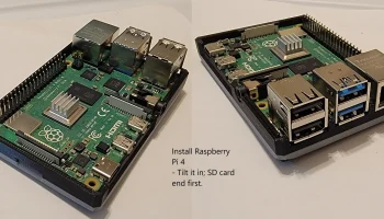 Базовый корпус Raspberry Pi 4 B 5