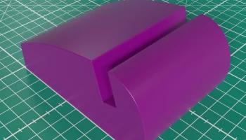 Изогнутая подставка для телефона 2