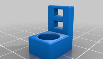 Напечатанная на 3D-принтере стойка для прокладки кабелей ... 1