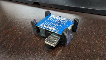 USB-розетка - мини-футляр ESP32 D1 для ESpresense и mmWave 7