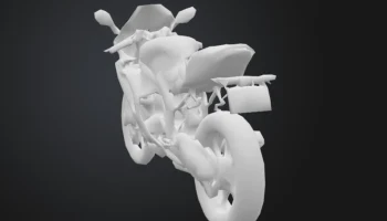 Спортивный велосипед 3D модель 2