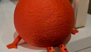 Шарнирный оранжевый подсвечник для чайной свечи...