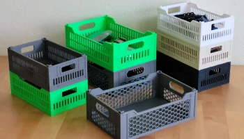 Stackable Crate Plus - Honeycomb Edition 2