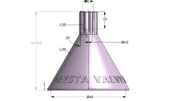 Воронка для герметика шин Presta Valve 1