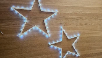 Модульная рождественская звезда для гирлянды.........