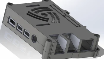 Корпус Raspberry Pi 4 на DIN-рейку