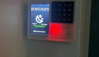 Домашний помощник, ESPHome, сенсорная клавиатура ESP32 4