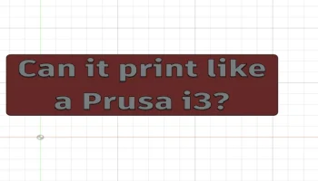 Может ли он печатать как Prusa?