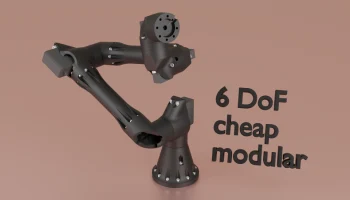 рука робота 6DoF | модульный | дешево | образовательный.....