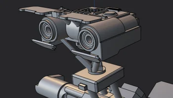 Джонни 5 оживает: модель для 3D-печати