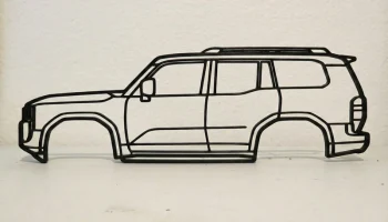 Toyota Land Cruiser (Прадо) J250 Настенное искусство........