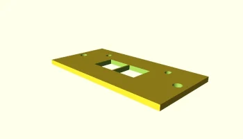 Монтаж в стойку для Orange Pi R1 7
