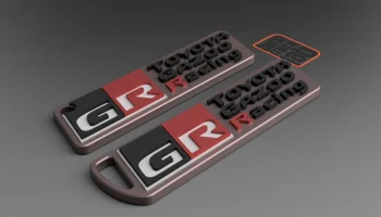 Toyota GAZO Racing - Брелок Portachiavi Porte-cl&eacute;s - 钥匙链....