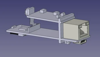 Макет модуля Waveshare ESP32-S3-ETH OV2640 CAM LAN RJ45 P..