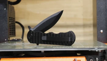 Реалистичный карманный нож, полностью распечатанный на 3D...