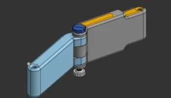 Полностью напечатанное на 3D-принтере крепление для монит... 1