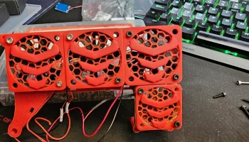 Логотип BTT Manta M8P Cooling D3D Design для Creality K1/... 3