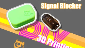 DIY 3D-печать противоугонная блокировка сигнала ключа авт..