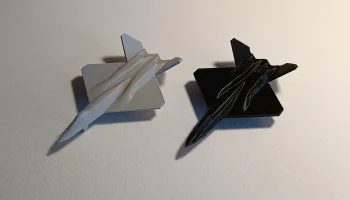 Микрореактивный истребитель YF-23 Black Widow II с распеч... 6