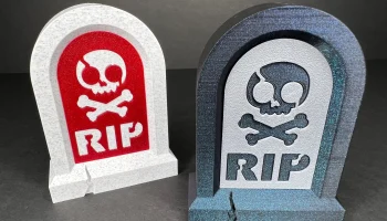 Подставка для карандашей RIP Gravestone + украшение на Хэ... 4