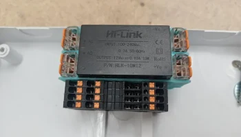 Крепление на DIN-рейку HLK-10M12 PSU 1