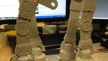 Детальный AT-AT из "Звездных войн" в масштабе 1:75. 6