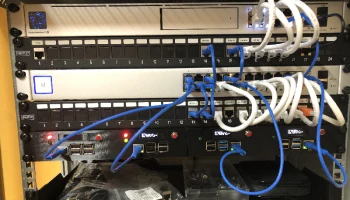 19-дюймовый стоечный корпус для 4 Raspberry Pi и блока питан 5