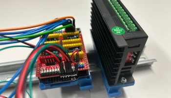 TB6600 Крепление на DIN-рейку 8