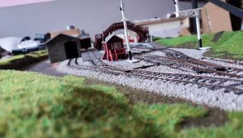 Хогсмид - станция Готленд, датчик OO (1:76) - железнодорожная станция Гарри Поттера 5