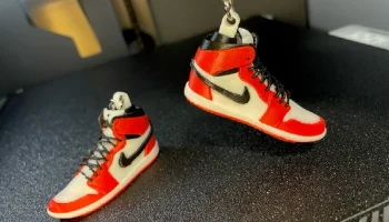 Окрашенные кроссовки Nike Air Jordans 1