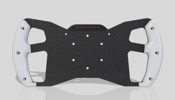 Рулевое колесо Formula/GT3 из углеродного волокна и лампа...