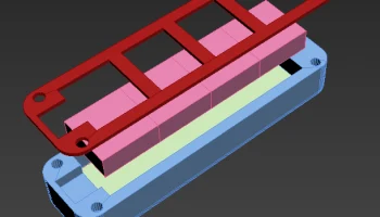 ESP32 dev + MAX7219 Корпус часов 3