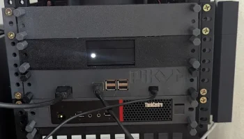 10-дюймовая стойка 1U DIY PiKVM V1 2