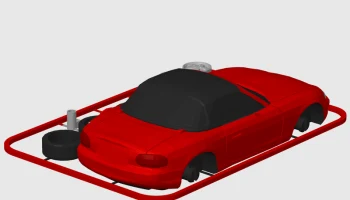 Mazda Miata / MX-5 (NB) Kit Card ПОЛНЫЙ ОБНОВЛЕННЫЙ ДИЗАЙН с жесткой и мягкой крышей 2
