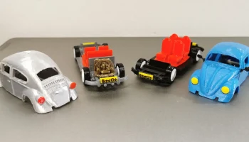 VW Beetle с двигателем 1:45, автор Эд ван дер Хейден. 2