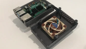 Корпус вентилятора Raspberry Pi 4 (поддерживает RTC)