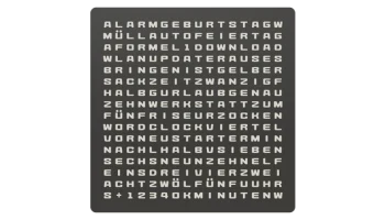 WordClock 16x16 - 2025 г. 9