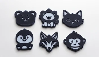 Cute Animal Keychains - 8 Designs