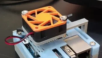 Корпус Orange Pi Zero 3 с вентилятором 3