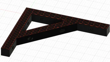 Regalhalterung im Hexagon Design / полочный кронштейн сот... 1
