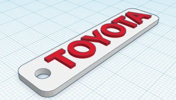 Брелок с логотипом Toyota