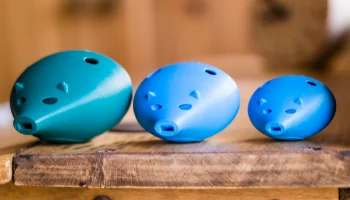 Музыкальный инструмент Детское колье Ocarina Oinkarina :)...