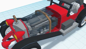 Mercedes SSK 1929 года выпуска масштаб 1:24 Дизайнер Эд ван  9