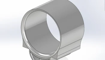 Крепление QX-Motor 50 мм EDF для летающего крыла Wing Win...