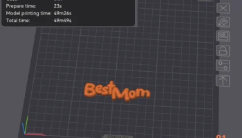 БРЕЛОК "BEST MOM" BUBBLE, День матери.  Мама........ 1