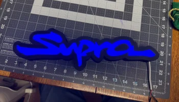 Светодиодный знак с логотипом Toyota Supra............