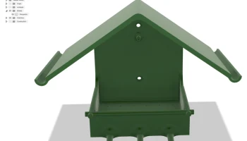Mangeoire &agrave; oiseaux Support boule de graisse / Держатель ... 4