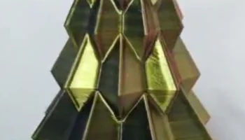 Moderner Geometrischer Weihnachtsbaum / Christbaum sehr e... 4