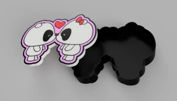 Panda Love Lightbox - Подарочная лампа ко Дню святого Вал.. 5