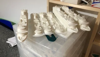 Круизный лайнер P&O Ventura 1:1000, опоры не нужны 4